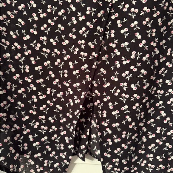 Smart Set Black Cherry Button Down Shirt - Picture 3 of 3